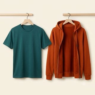 Remeras de algodón lisas